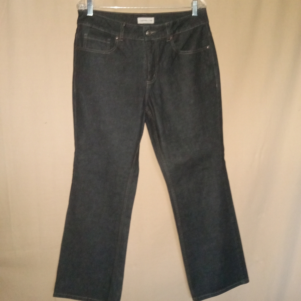 Coldwater Creek Women's  Charcoal Denim Pants Jeans Size P14